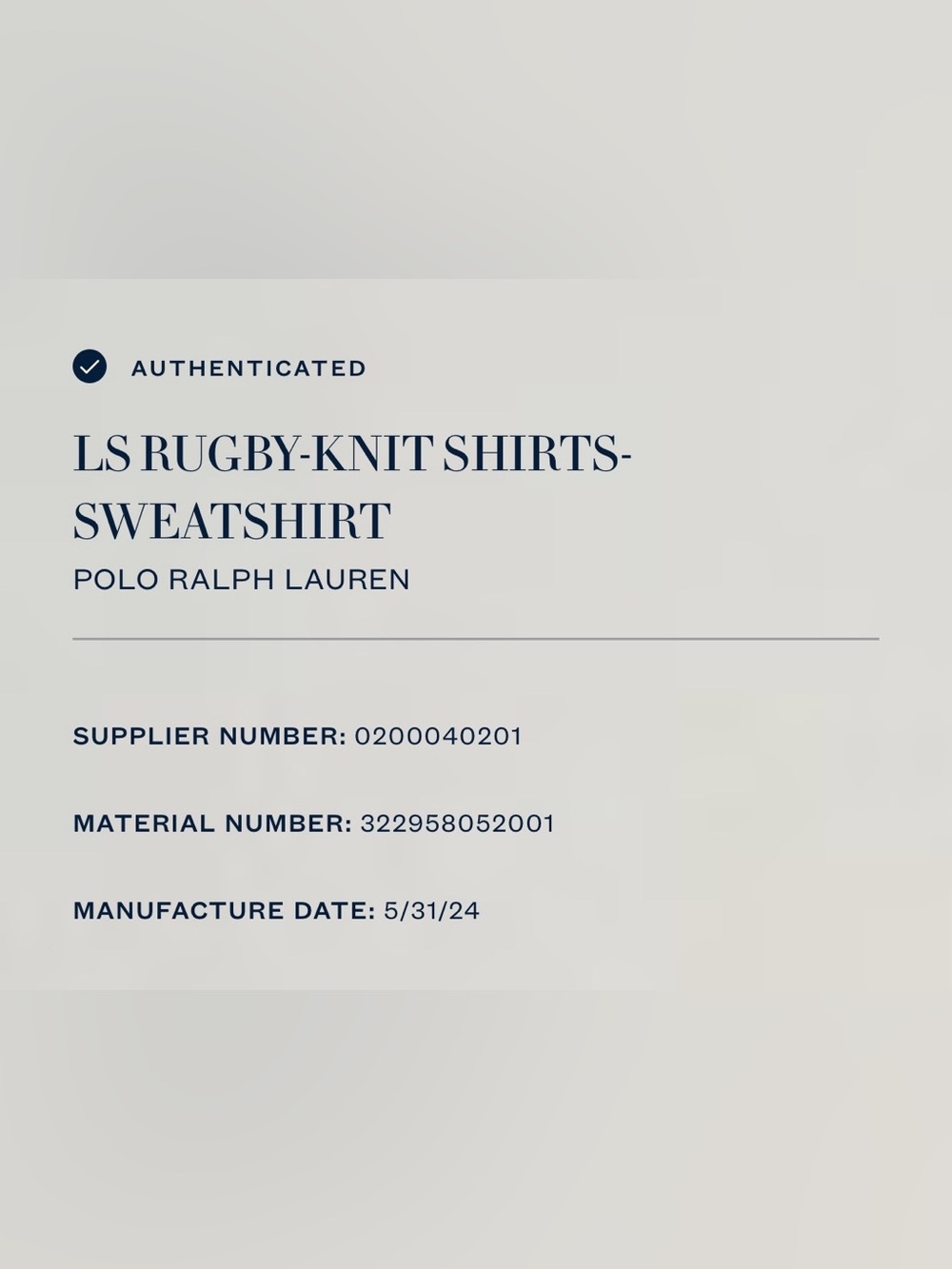 POLO Ralph Lauren Rugby Sweatshirt - Picture 5 of 5